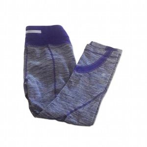 Lululemon Purple Patterned Leggings Size 6